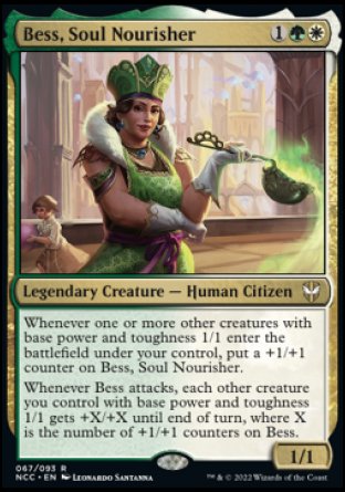 (067) Magic The Gathering Commander: Streets of New Capenna Single: Bess, Soul Nourisher Holo Rare