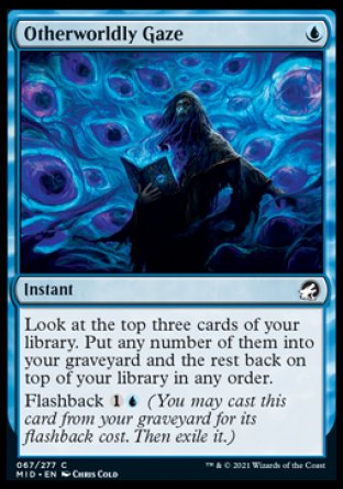 (067) Magic The Gathering Innistrad: Midnight Hunt Single: Otherworldly Gaze Common