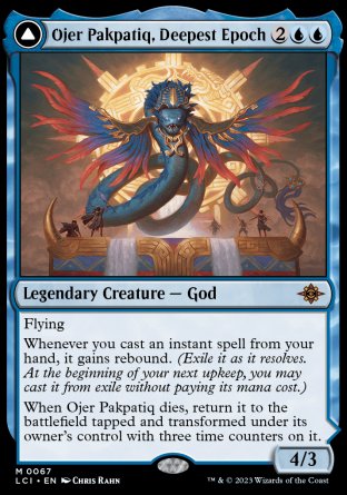 (067) Magic The Gathering The Lost Caverns of Ixalan Single: Ojer Pakpatiq, Deepest Epoch // Temple of Cyclical Time Holo Mythic