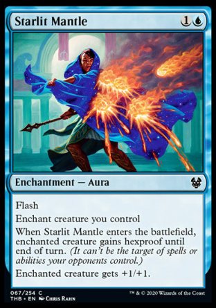 (067/254) Magic The Gathering Theros Beyond Death Single: Starlit Mantle Holo Common