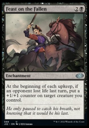 (068) Magic The Gathering Jumpstart 2022 Single: Feast on the Fallen Uncommon