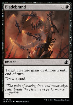 (068) Magic The Gathering Ravnica Remastered Single: Bladebrand Holo Common