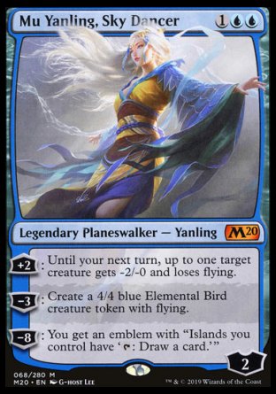 (068/280) Magic The Gathering Core 2020 Single: Mu Yanling, Sky Dancer Holo Mythic