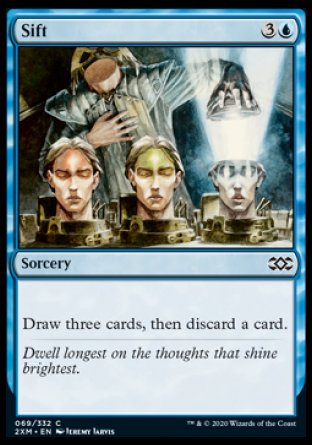 (069/332) Magic The Gathering Double Masters Single: Sift Holo Common