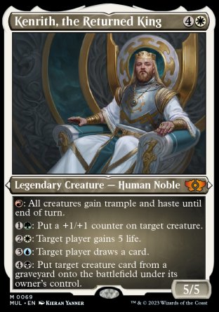 (069) Magic The Gathering Multiverse Legends Single: Kenrith, the Returned King (V.2) Mythic