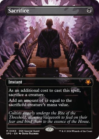 (069) Magic The Gathering Special Guests Single: Sacrifice Holo Mythic