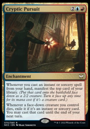 (070) Magic The Gathering Commander: Streets of New Capenna Single: Cryptic Pursuit Rare