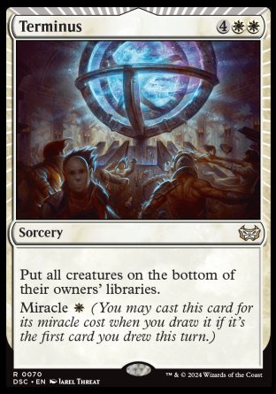 (070) Magic The Gathering Commander: Duskmourn: House of Horror Single: Terminus Rare