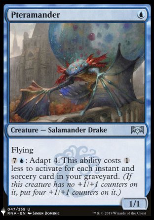 (047) Magic The Gathering The List Single: Pteramander Uncommon