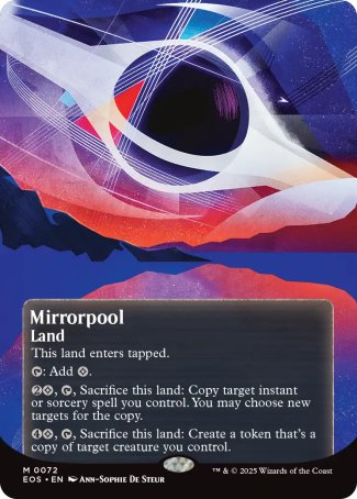 (072) Magic The Gathering Stellar Sights Single: Mirrorpool (V.2) Mythic