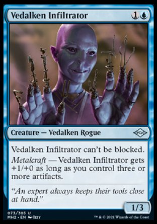 (073) Magic The Gathering Modern Horizons 2 Single: Vedalken Infiltrator Uncommon