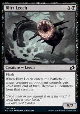 (074/274) Magic The Gathering Ikoria: Lair of Behemoths Single: Blitz Leech Common