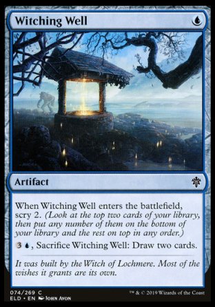 (074/269) Magic The Gathering Throne of Eldraine Single: Witching Well Common