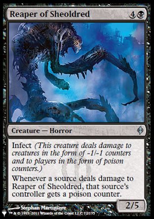(072) Magic The Gathering The List Single: Reaper of Sheoldred Uncommon