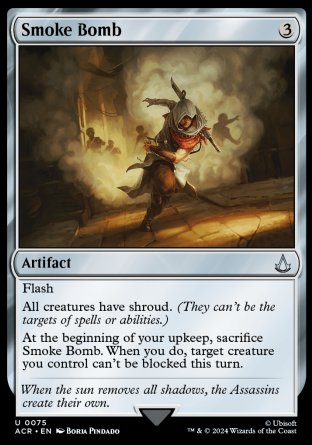 (075) Magic The Gathering Universes Beyond: Assassin's Creed Single: Smoke Bomb Uncommon