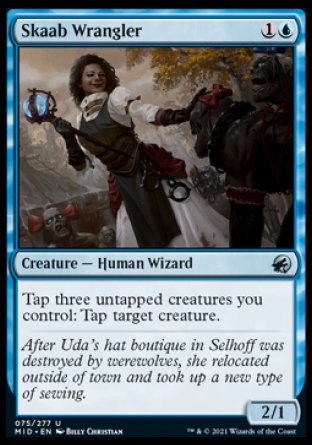 (075) Magic The Gathering Innistrad: Midnight Hunt Single: Skaab Wrangler Holo Uncommon