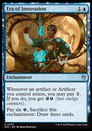 (075) Magic The Gathering Commander: Aetherdrift Single: Era of Innovation Uncommon