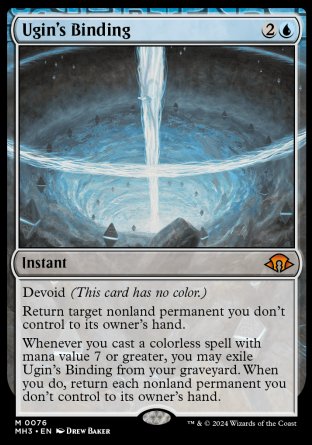 (076) Magic The Gathering Modern Horizons 3 Single: Ugin's Binding Mythic
