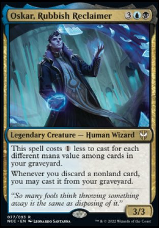 (077) Magic The Gathering Commander: Streets of New Capenna Single: Oskar, Rubbish Reclaimer Rare