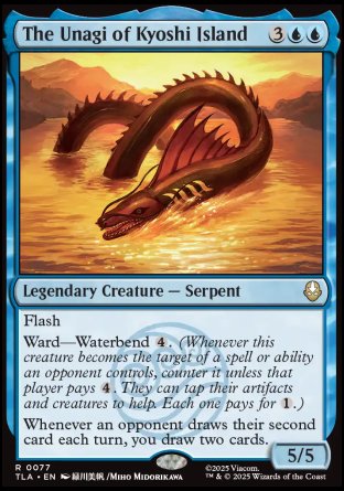 (077) Magic The Gathering Magic: The Gathering | Avatar: The Last Airbender: Promos Single: The Unagi of Kyoshi Island Holo Rare