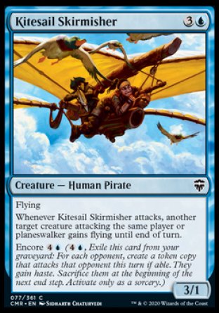 (077/361) Magic The Gathering Commander Legends Single: Kitesail Skirmisher Holo Common