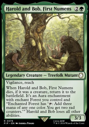 (078) Magic The Gathering Universes Beyond: Fallout Single: Harold and Bob, First Numens Holo Rare