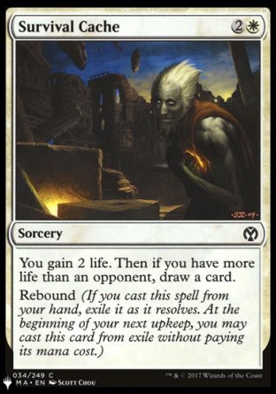 (034) Magic The Gathering The List Single: Survival Cache Common