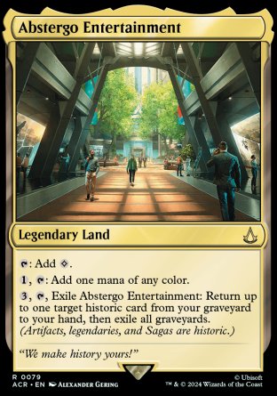 (079) Magic The Gathering Universes Beyond: Assassin's Creed Single: Abstergo Entertainment Holo Rare