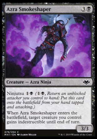 (079/254) Magic The Gathering Modern Horizons Single: Azra Smokeshaper Holo Common