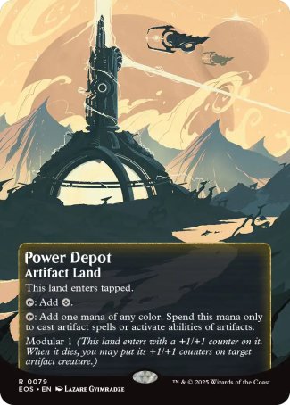 (079) Magic The Gathering Stellar Sights Single: Power Depot (V.2) Rare