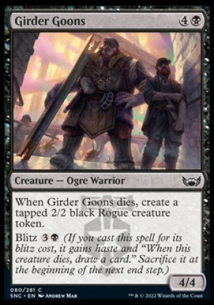 (080) Magic The Gathering Streets of New Capenna Single: Girder Goons Holo Common