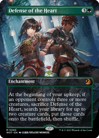 (080) Magic The Gathering Enchanting Tales Single: Defense of the Heart (V.2) Mythic