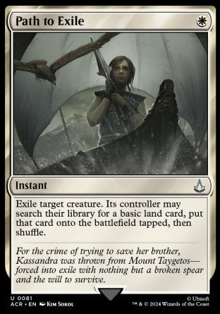 (081) Magic The Gathering Universes Beyond: Assassin's Creed Single: Path to Exile Holo Uncommon