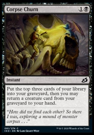 (081/274) Magic The Gathering Ikoria: Lair of Behemoths Single: Corpse Churn Common