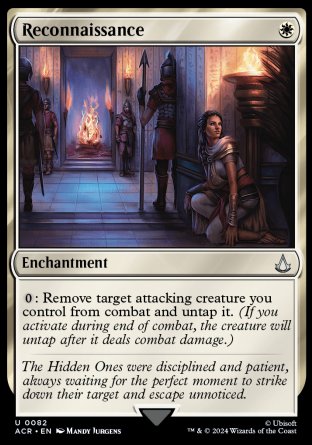 (082) Magic The Gathering Universes Beyond: Assassin's Creed Single: Reconnaissance Holo Uncommon