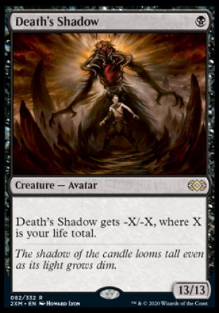 (082/332) Magic The Gathering Double Masters Single: Death's Shadow Rare