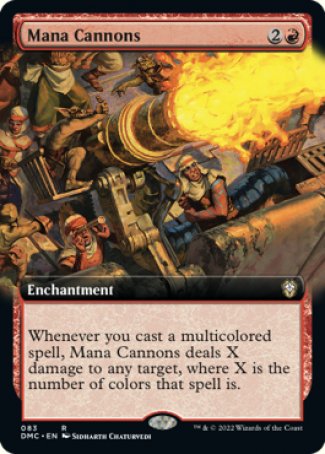 (083) Magic The Gathering Commander: Dominaria United: Extras Single: Mana Cannons Rare