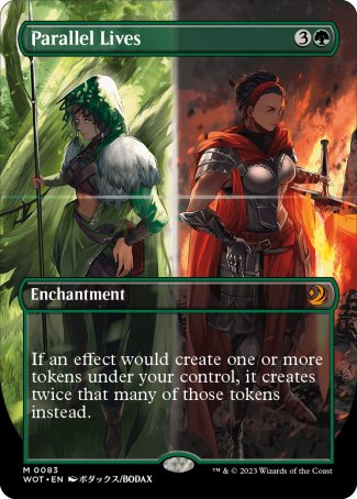 (083) Magic The Gathering Enchanting Tales Single: Parallel Lives (V.2) Holo Mythic