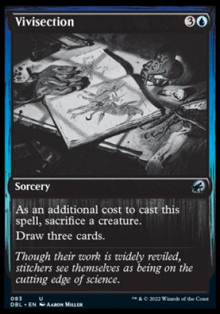 (083) Magic The Gathering Innistrad: Double Feature Single: Vivisection Holo Uncommon