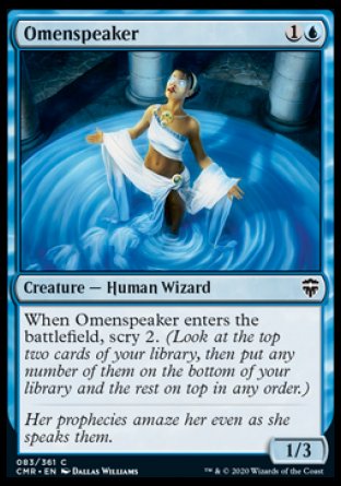 (083/361) Magic The Gathering Commander Legends Single: Omenspeaker Common