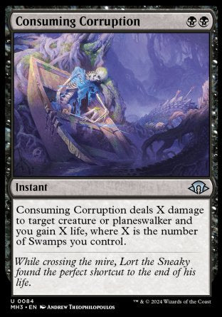 (084) Magic The Gathering Modern Horizons 3 Single: Consuming Corruption Holo Uncommon