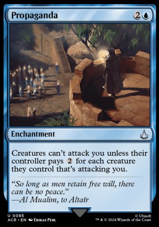 (085) Magic The Gathering Universes Beyond: Assassin's Creed Single: Propaganda Holo Uncommon