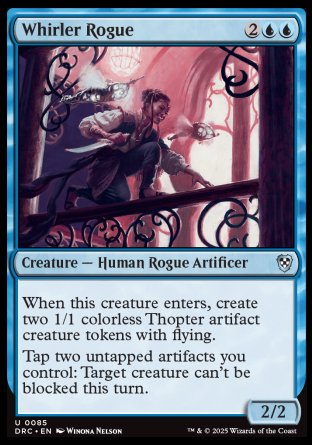 (085) Magic The Gathering Commander: Aetherdrift Single: Whirler Rogue Uncommon