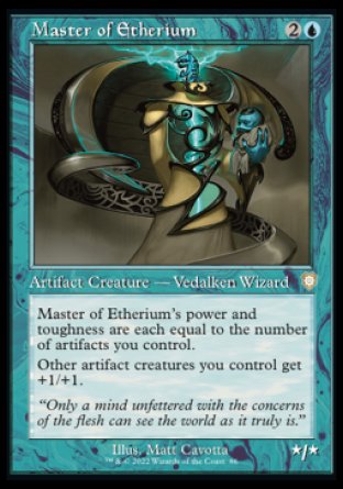 (086) Magic The Gathering Commander: The Brothers' War Single: Master of Etherium Rare