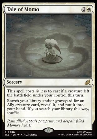 (086) Magic The Gathering Magic: The Gathering | Avatar: The Last Airbender: Eternal Single: Tale of Momo (V.1) Holo Rare