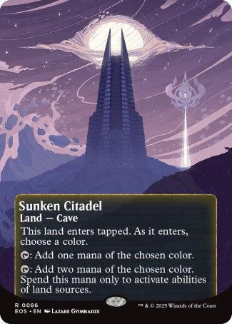 (086) Magic The Gathering Stellar Sights Single: Sunken Citadel (V.2) Rare