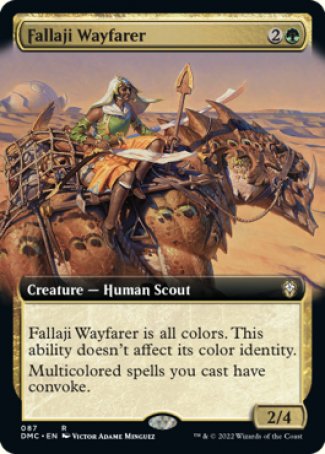 (087) Magic The Gathering Commander: Dominaria United: Extras Single: Fallaji Wayfarer Rare