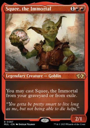 (087) Magic The Gathering Multiverse Legends Single: Squee, the Immortal (V.2) Holo Rare