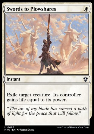 (088) Magic The Gathering Commander: Murders at Karlov Manor Single: Swords to Plowshares Uncommon