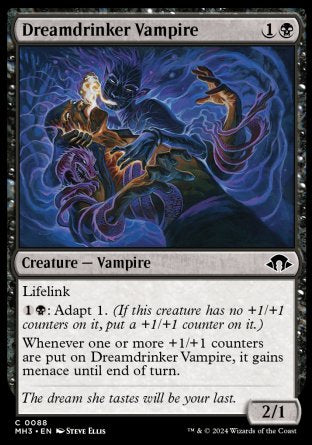 (088) Magic The Gathering Modern Horizons 3 Single: Dreamdrinker Vampire Holo Common